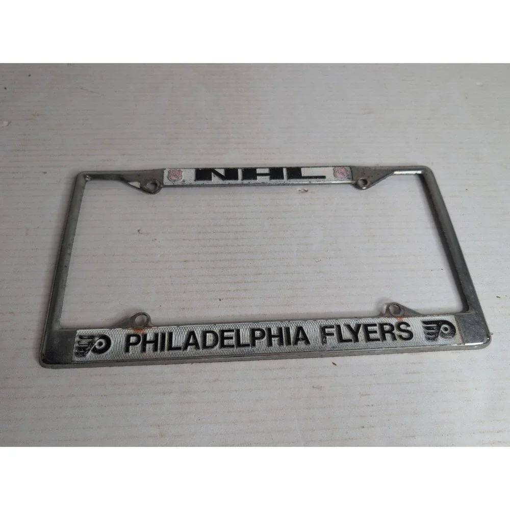 Philadelphia Flyers NHL Chrome Metal License Plate Frame